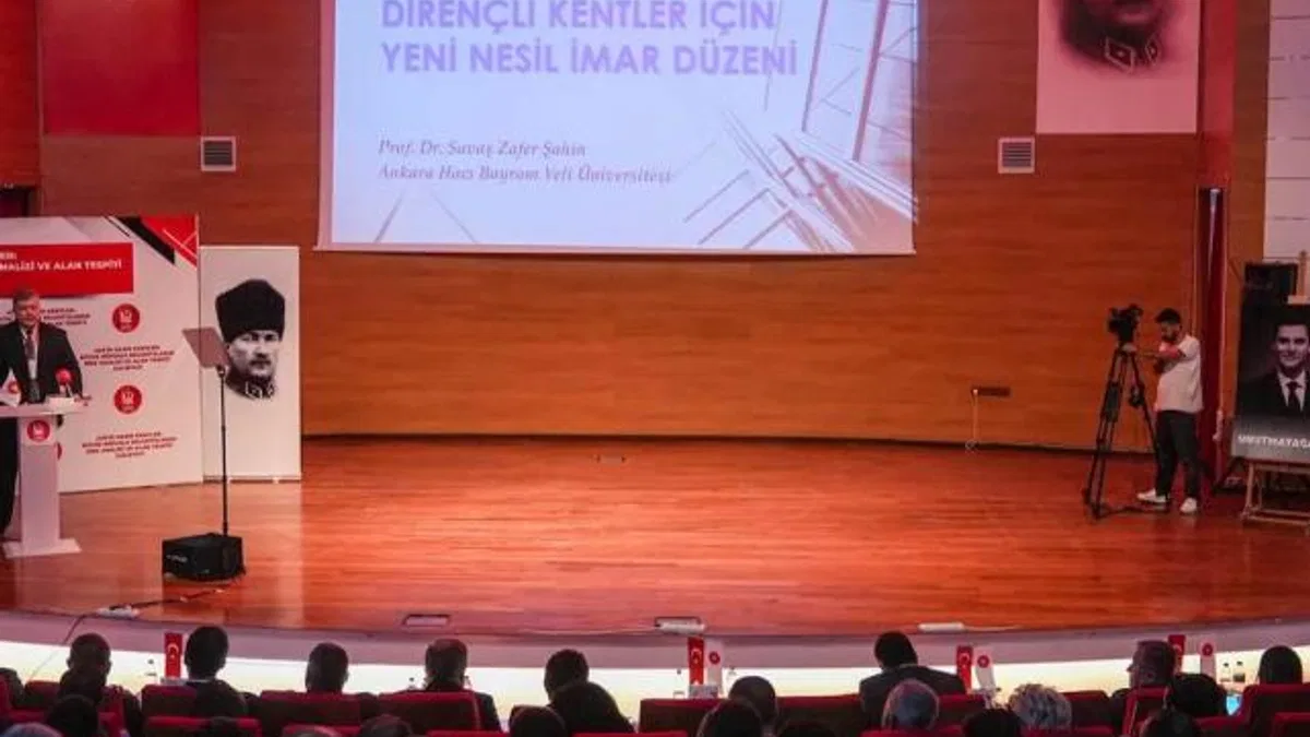 Afete Hazır Kentler Çalıştayı Keçiören’de düzenlendi