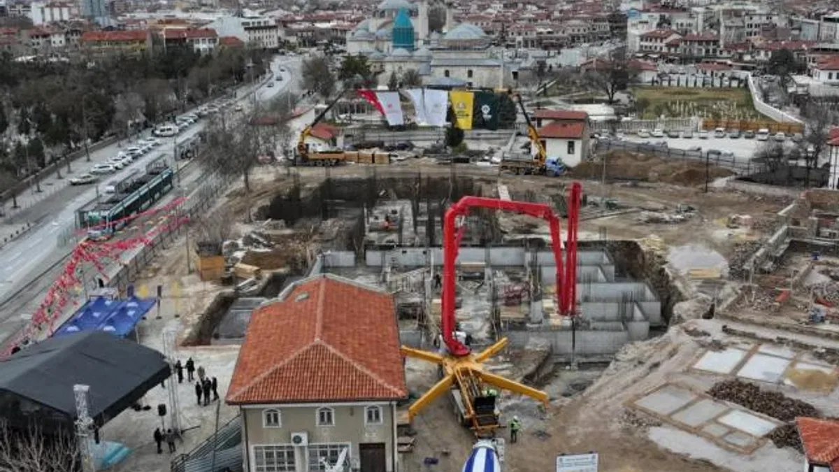 Konya Mevlevi Dergahı’nın temeli atıldı