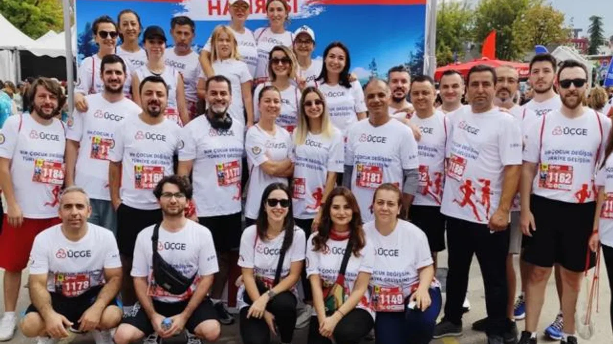 ÜÇGE de ‘Eker I Run Koşusu’nda iyilik peşinde koştu