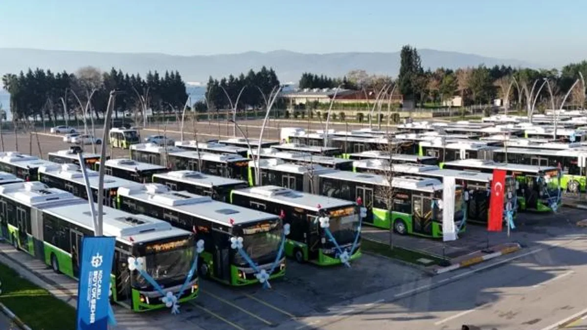 Kocaeli’nin ulaşım filosuna 68 otobüs takviye