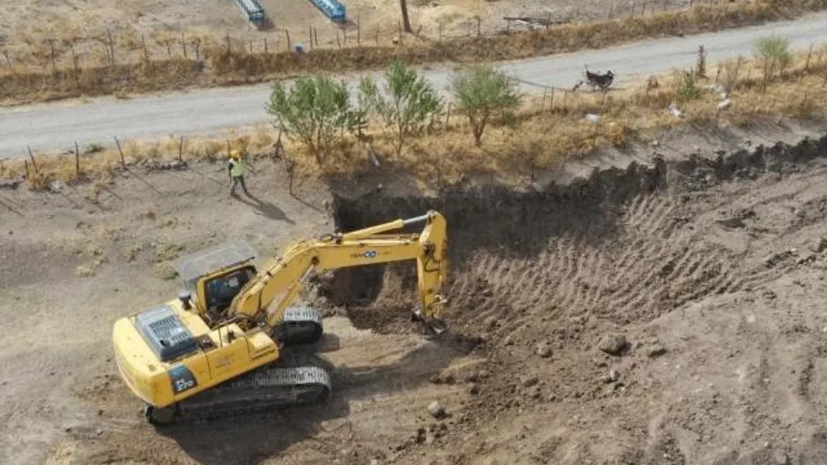 Balıkesir’de Balya Hacıhüseyin Mahallesi’nde içme suyu hattı yenilendi