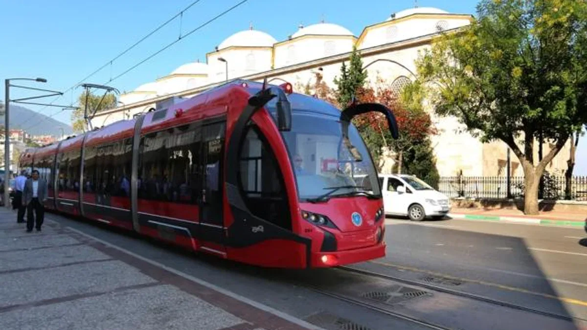 Bursa’da T1 tramvayına zorunlu ara!