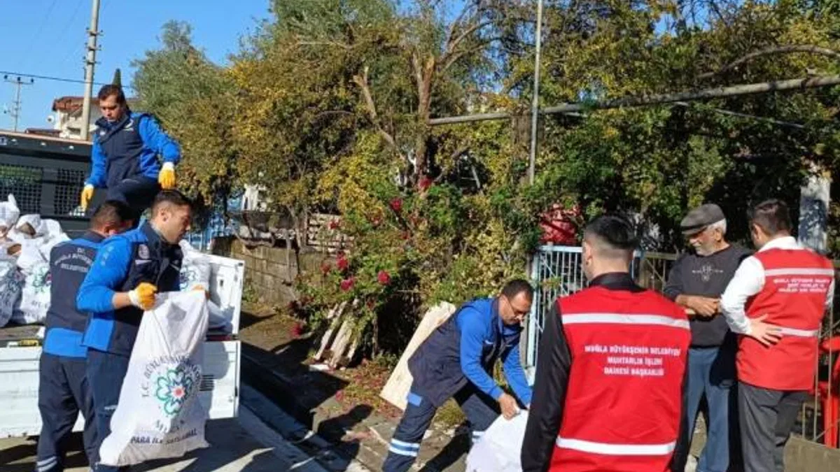 Muğla Büyükşehir’den yakacak desteği