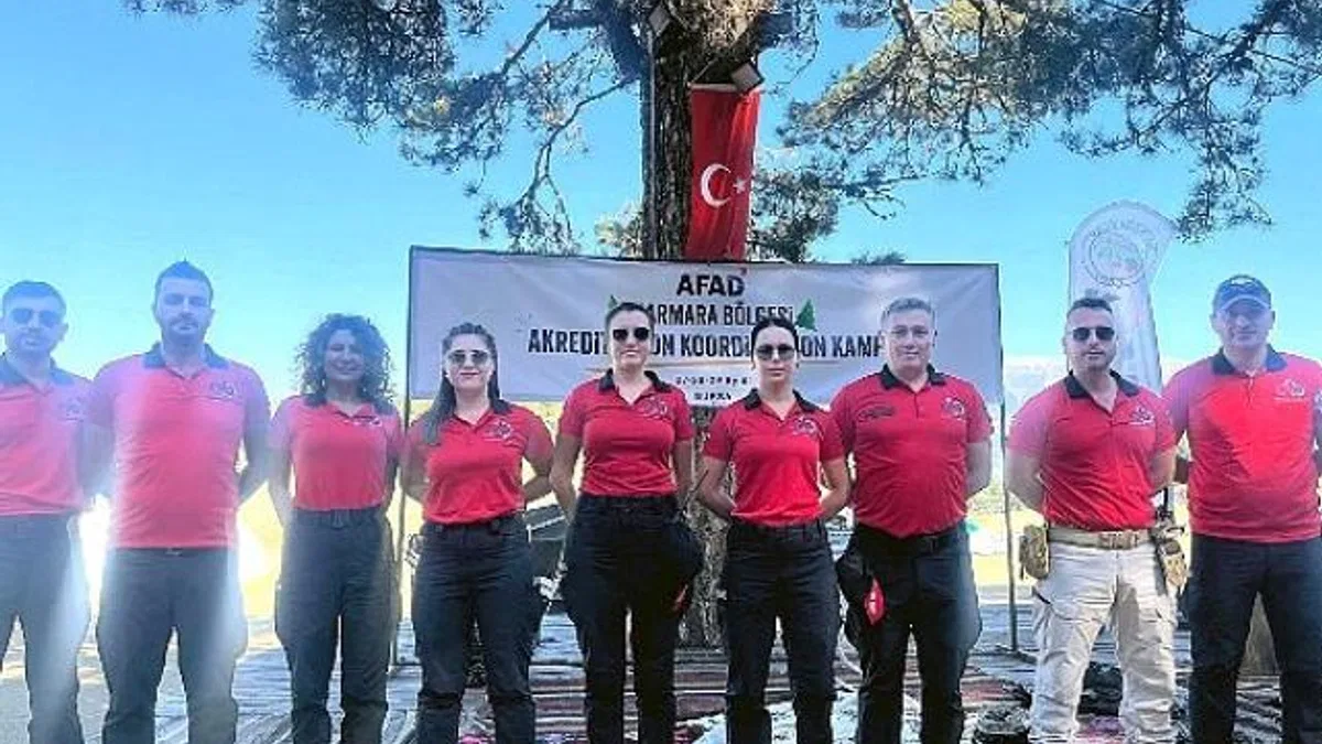 Çorlu 59 AKE, AFAD Eğitim Kampına Katıldı