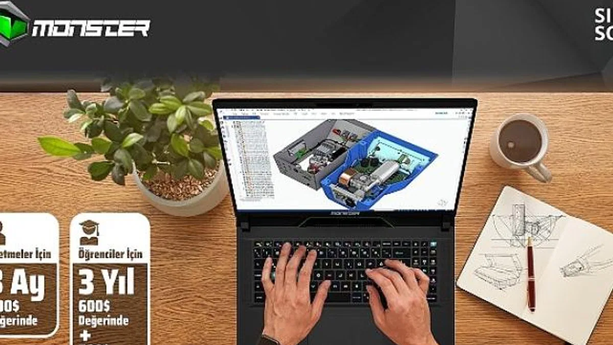 Monster ve Siemens güçlerini birleştiriyor, Solid Edge yazılımıyla profesyonellerin hayatı kolaylaşıyor