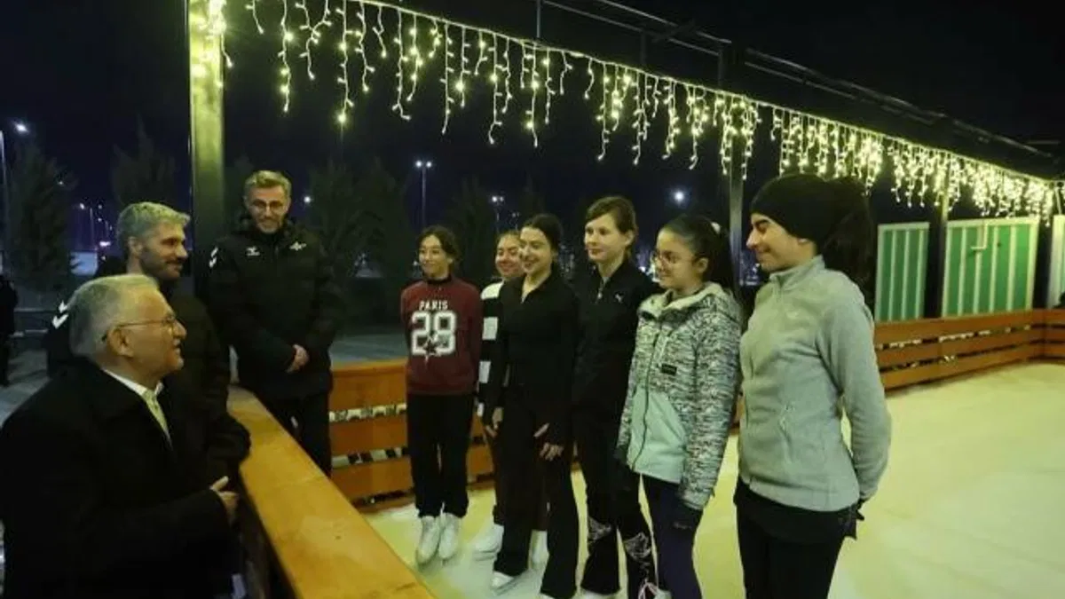 Kayseri’ye açık hava buz pateni pisti geliyor
