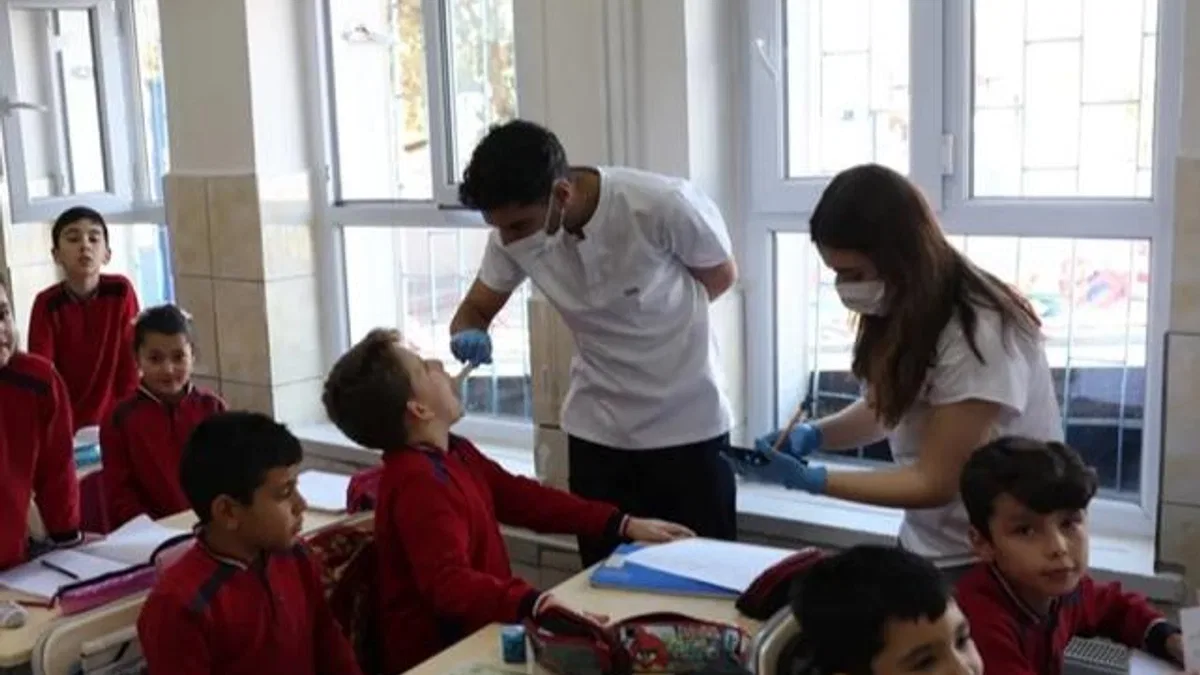 Kayseri Kocasinan’dan öğrencilere ağız ve diş sağlığı taraması
