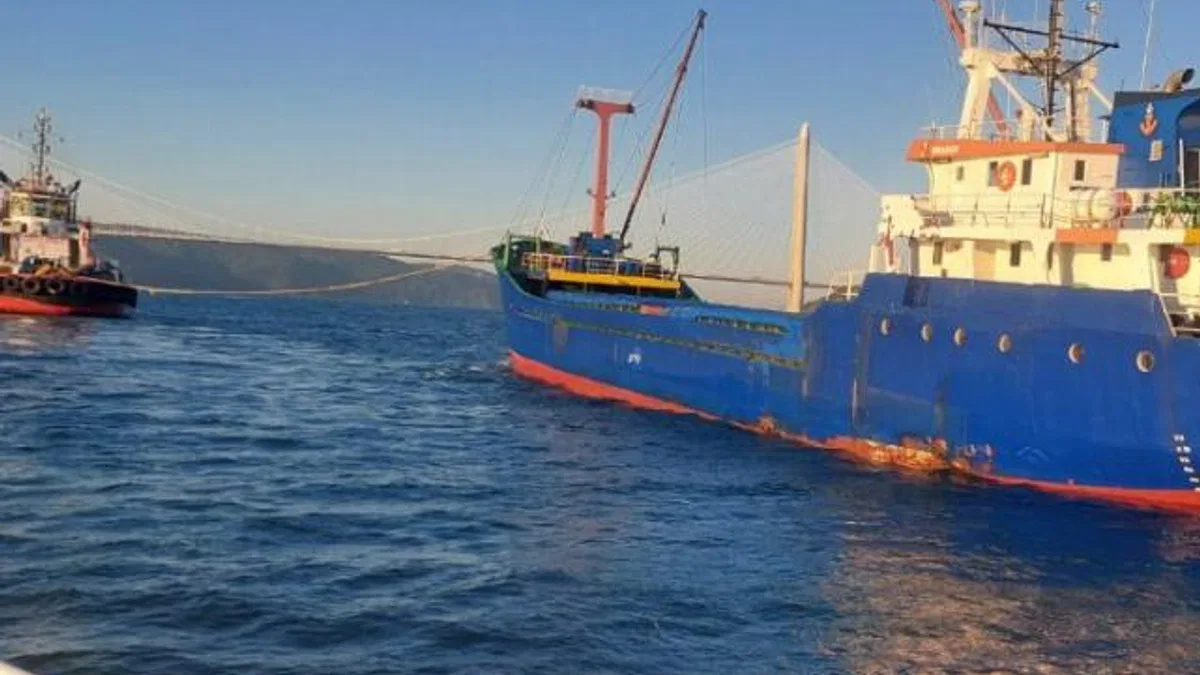 Kargo gemisi dümen arızası yaptı… Boğaz trafiği çift yönlü askıya alındı