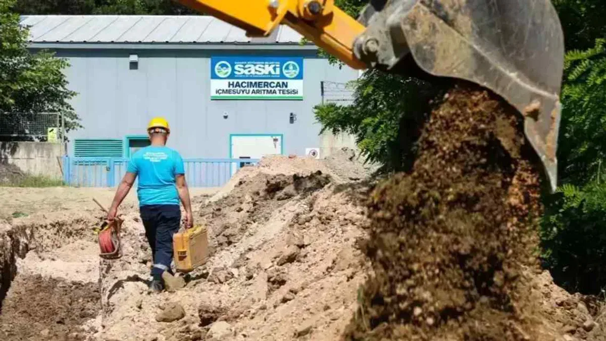 Sapanca’nın 5 mahallesinde içme suyu altyapısı yenileniyor