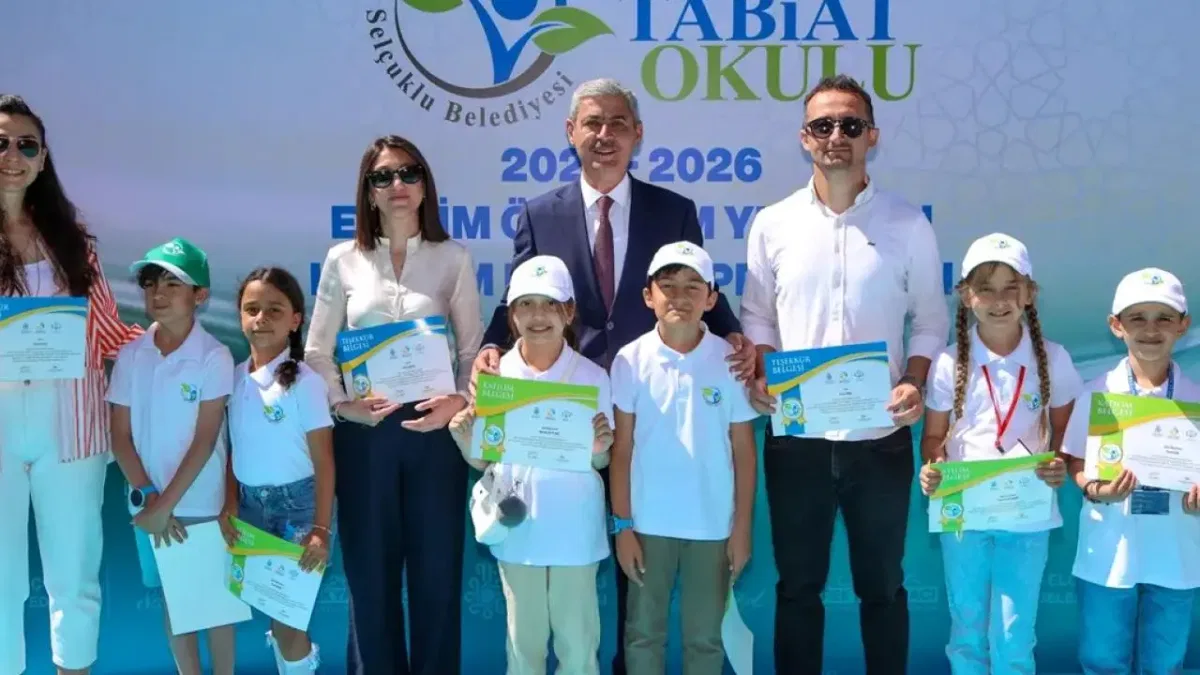 Konya’da Sille Tabiat Okulu’nda yıl sonu heyecanı