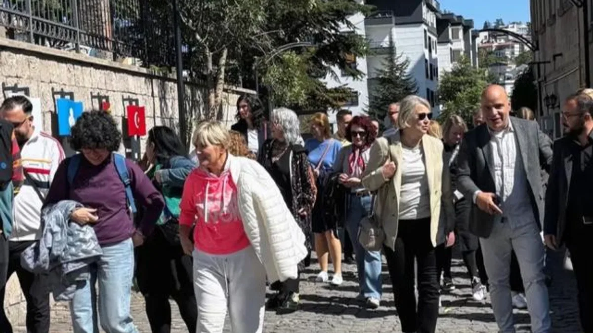 Kayseri Talas’ta Finlandiya heyetine tarihi gezi