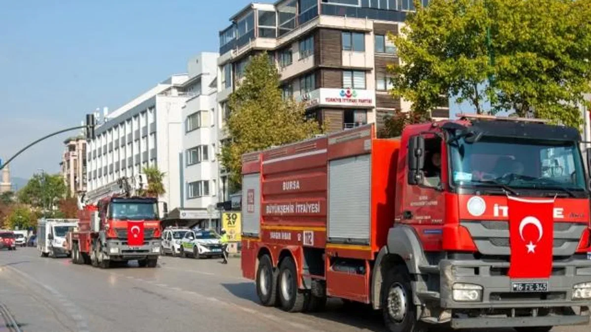 Bursa İtfaiyesi üç asırdır vatandaşın hizmetinde
