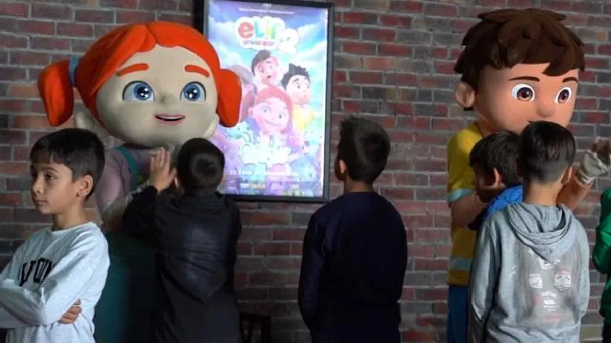 Konya’da Bilgehane öğrencilerinin sinema keyfi