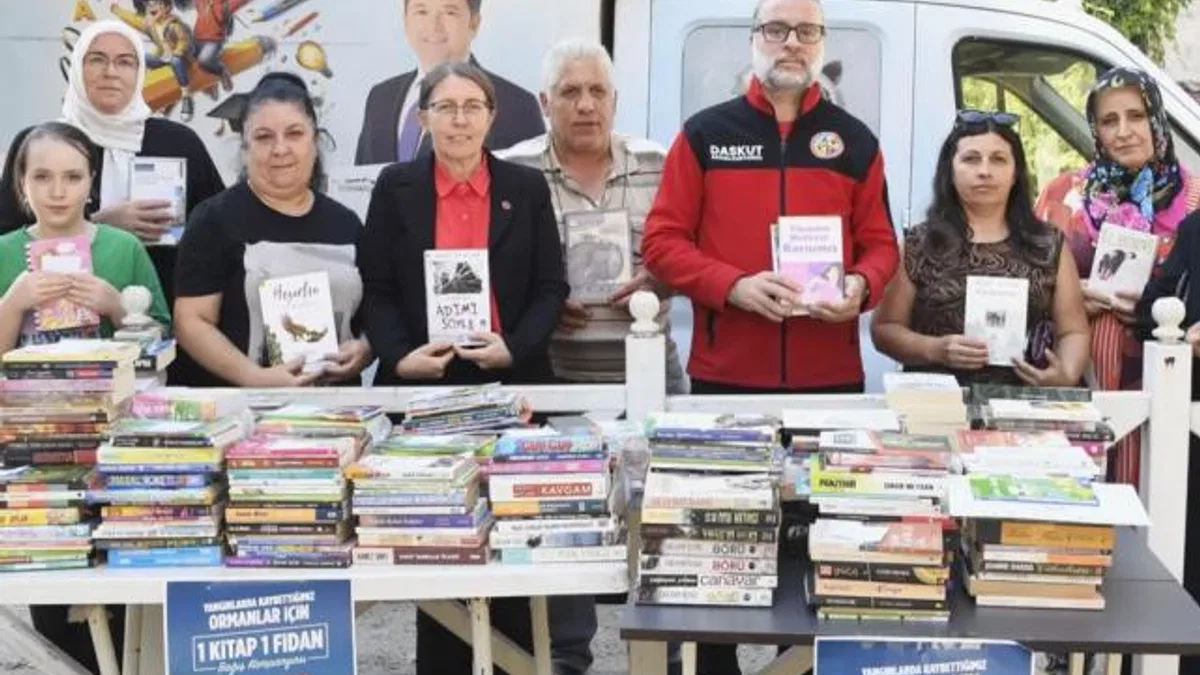Bursa Osmangazi’de kitaplar fidana dönüşüyor