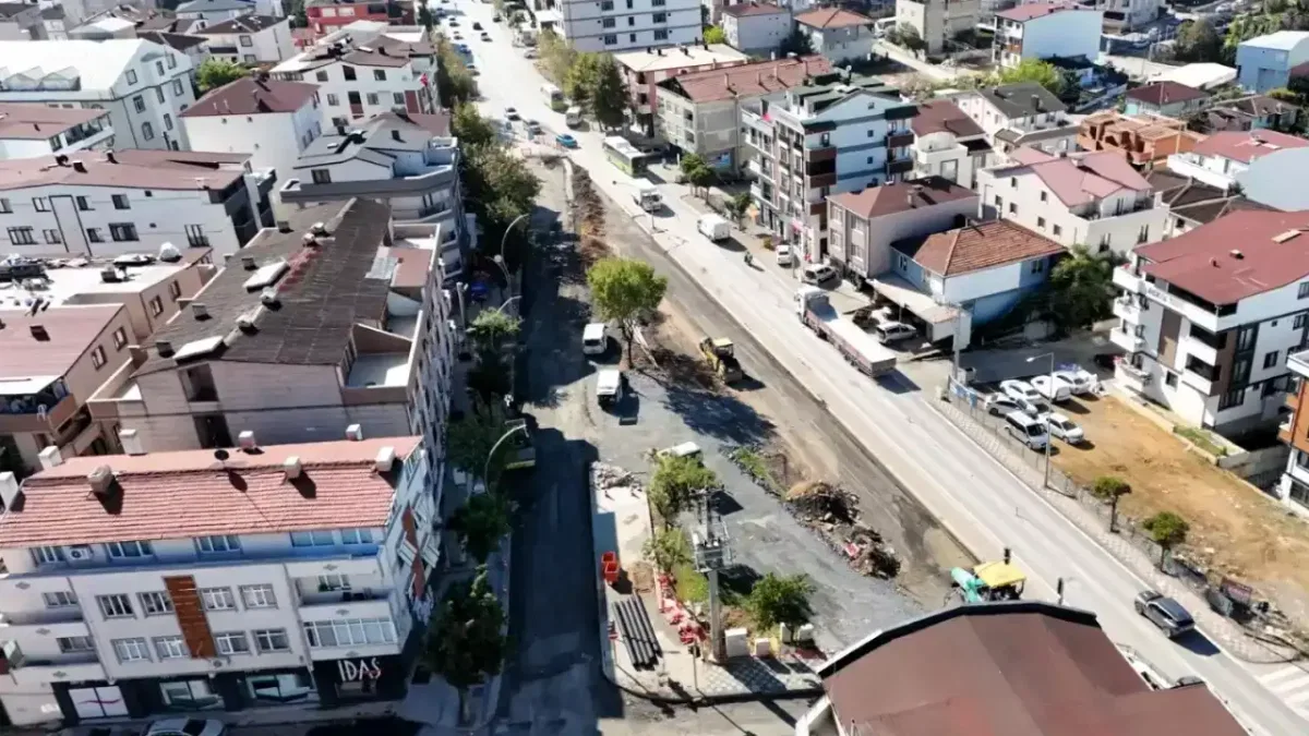 Kocaeli büyükşehir belediyesi darıca trafiğini rahatlatacak yeni kavşak inşa ediyor
