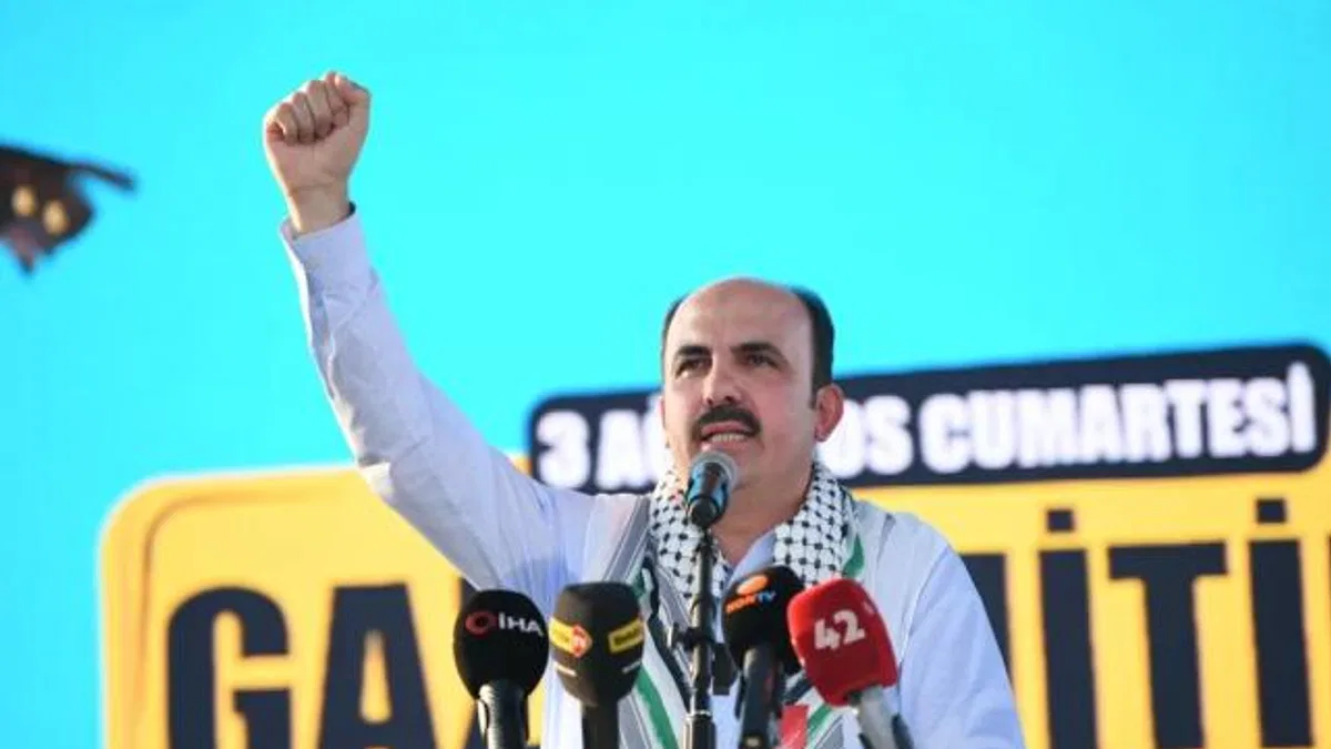 Konya’da Başkan Altay’dan Gazze mesajı