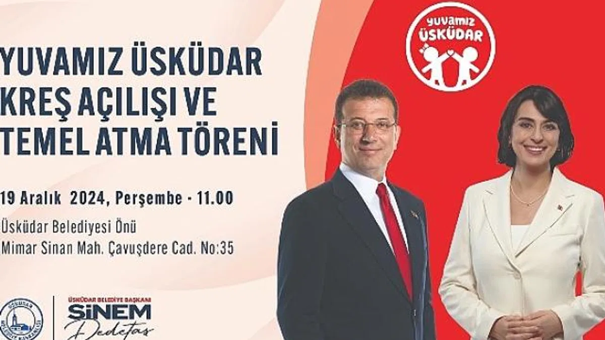 Ekrem İmamoğlu Katılımıyla Yuvamız Üsküdar Kreş Açılışı ve Temel Atma Töreni
