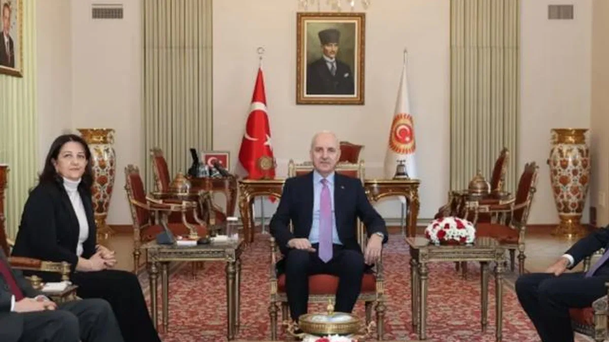 İmralı heyeti TBMM’de siyasi parti turlarına başladı
