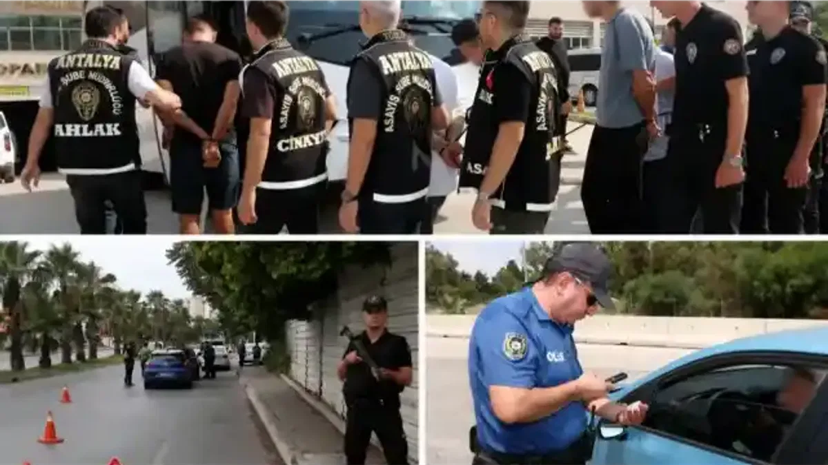 Antalya’da gözaltına alınan 2 bin 23 şüpheliden 237’si tutuklandı