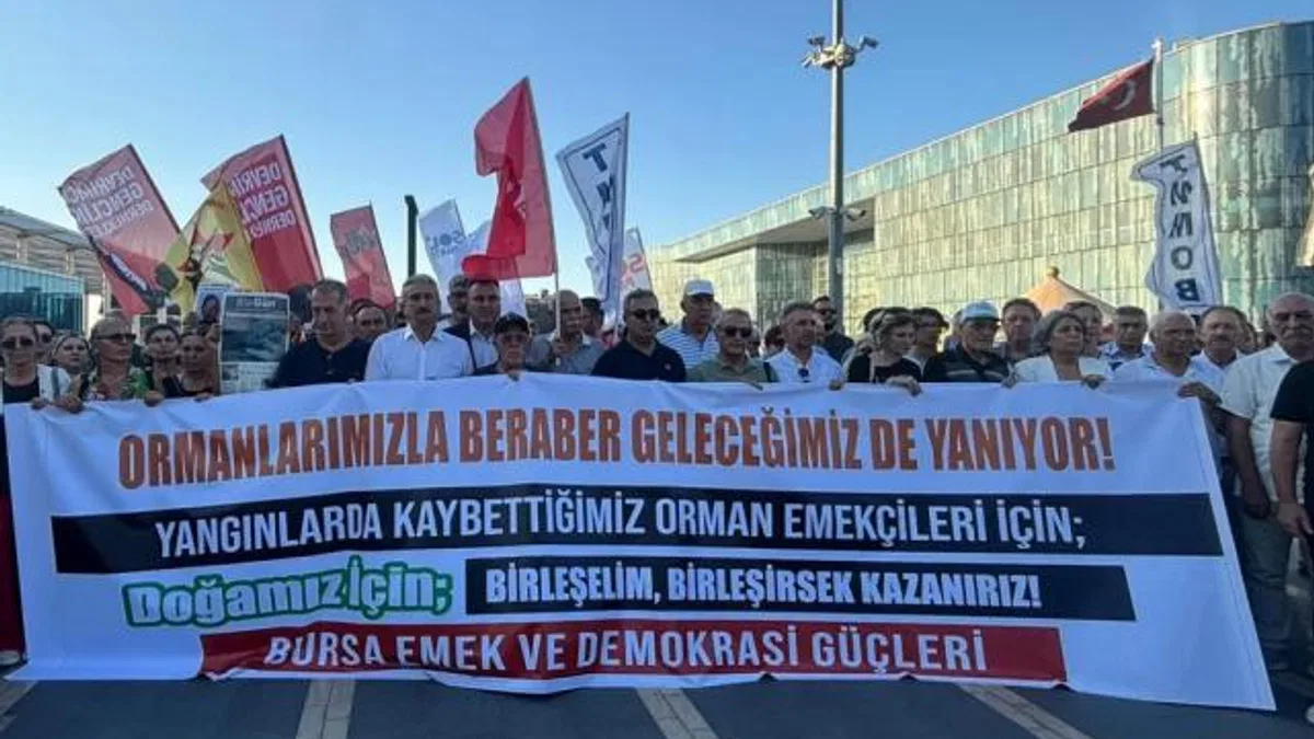 Artan orman yangınlarına Bursa’dan ses oldular