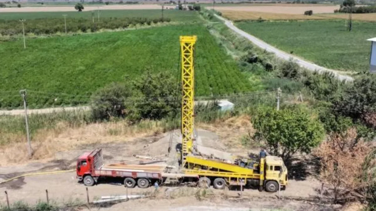 Manisa kırsalında yeni sondajlara devam