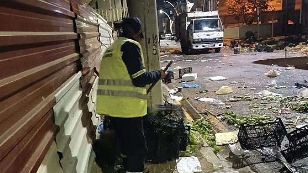 Dilovası’nda Semt Pazarları Hijyenik Hale Getiriliyor