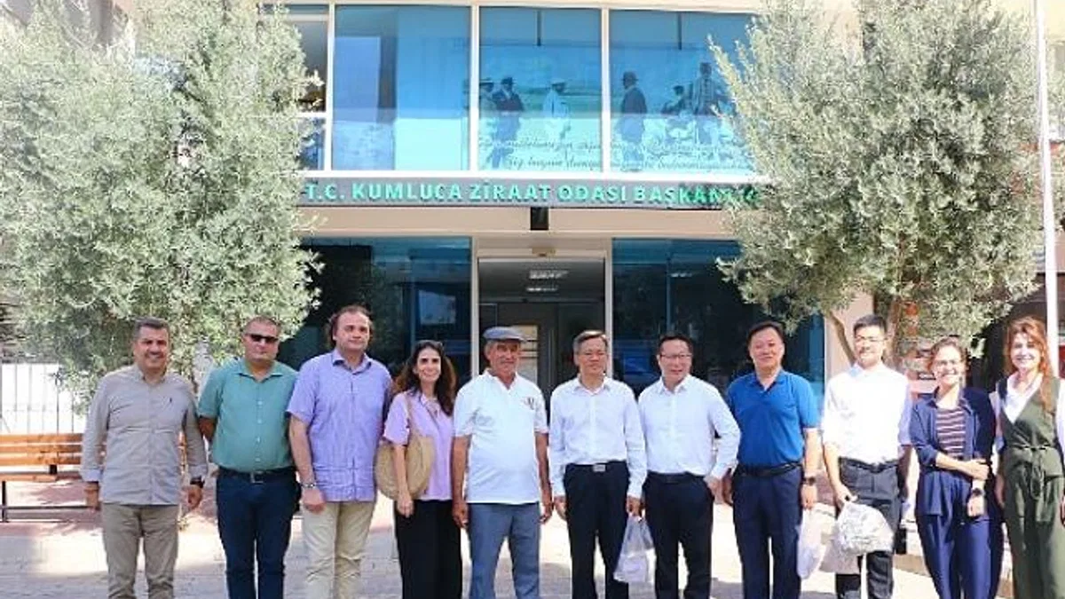Çinli heyet Çevre Dostu Çiftçi Kart Projesi’ni inceledi
