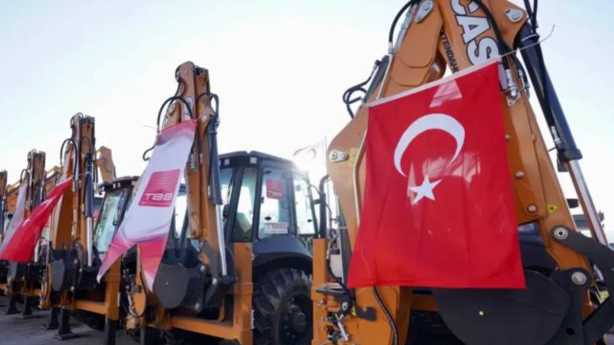 Türkiye Belediyeler Birliği’nden 4 il 31 ilçeye hibe araç