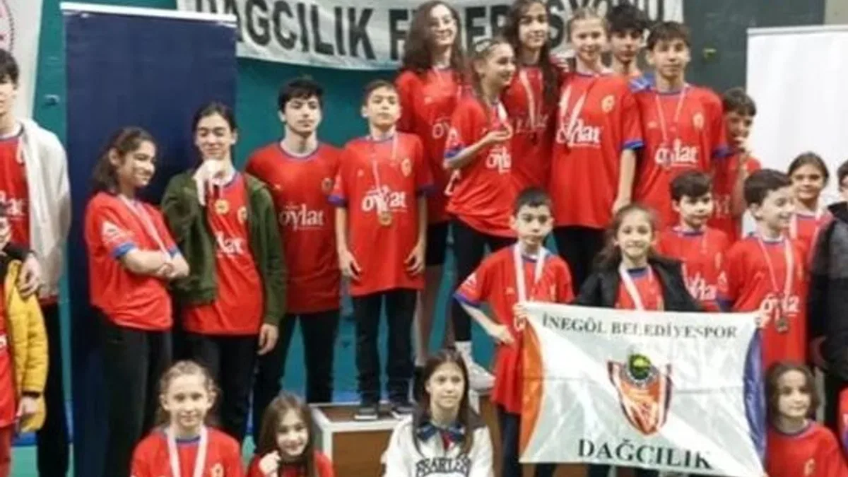 Bursa İnegöllü dağcılardan 40 madalya