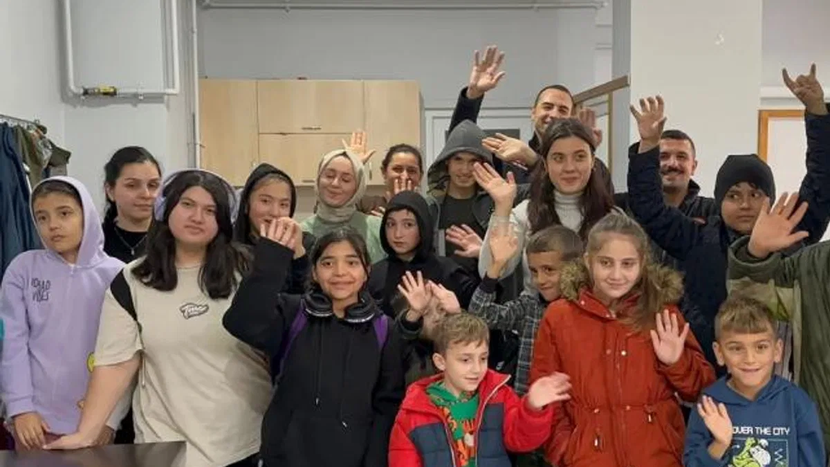 Düzce’de engelli çocuklara itfaiye tatbikatı