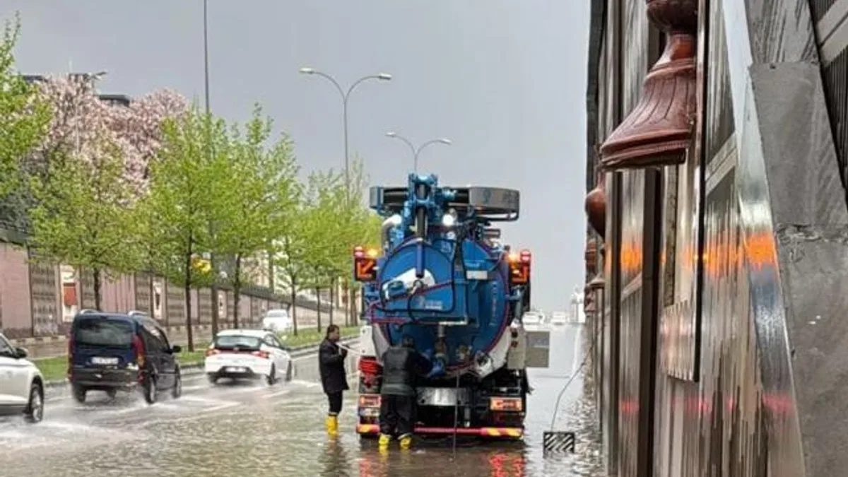 Gaziantep’te Alleben Deresi taştı!