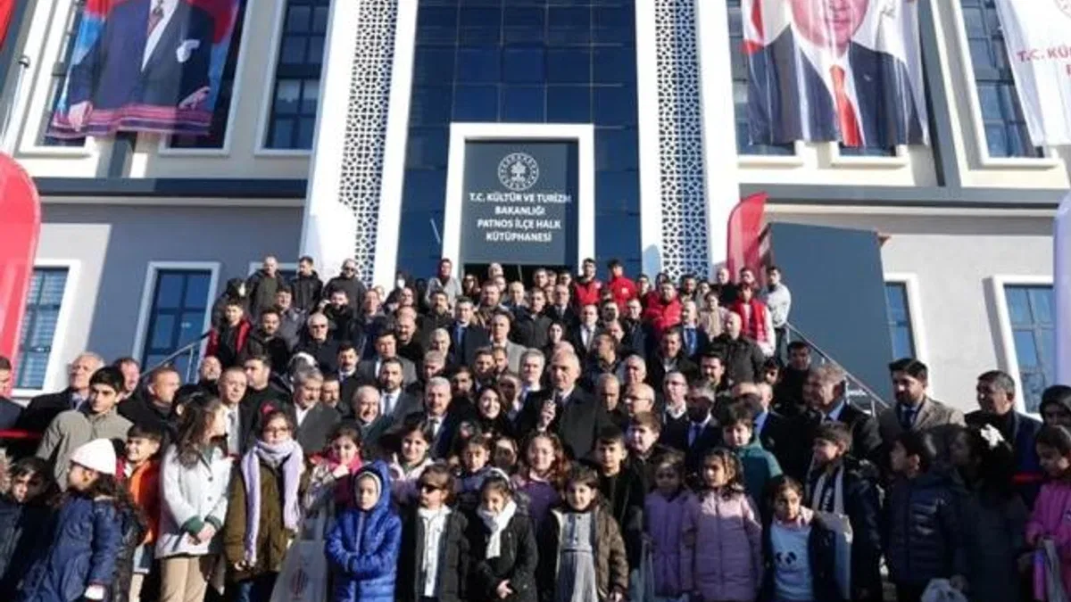 Ağrı Patnos’a 40 bin koleksiyona sahip yeni kütüphane