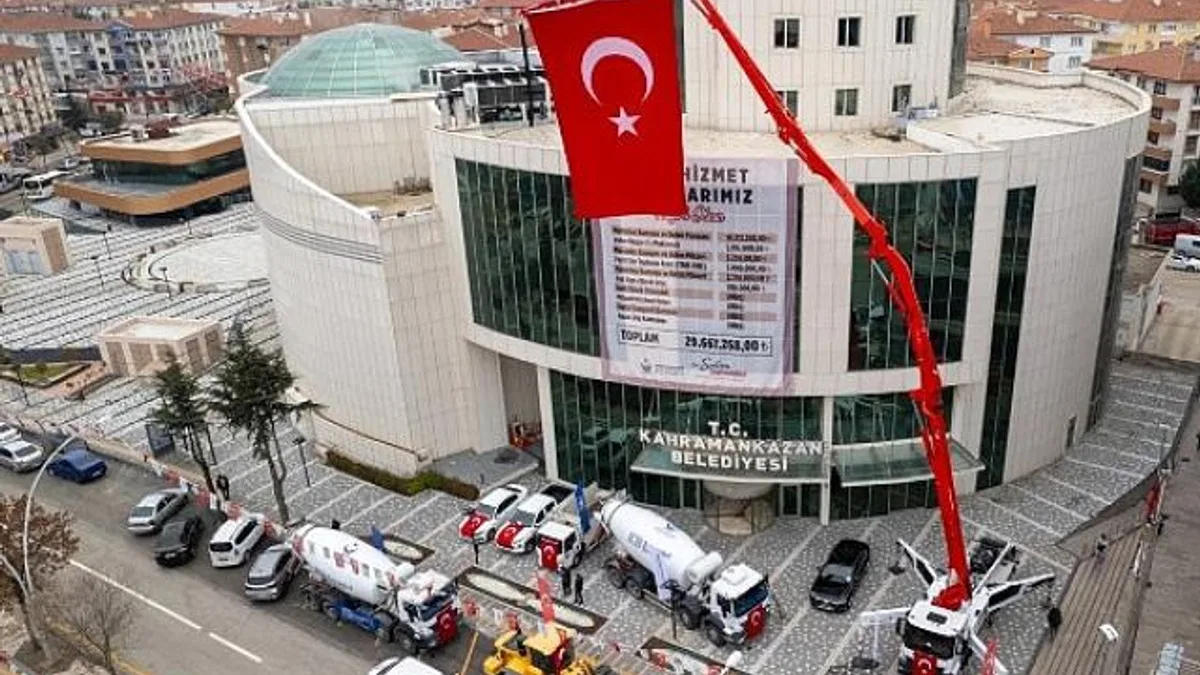 Kahramankazan Belediyesi Hizmet İçin Dev Yatırım