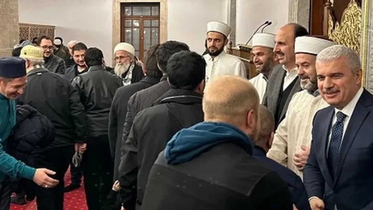 Konyalıların kandiline protokolden tebrik