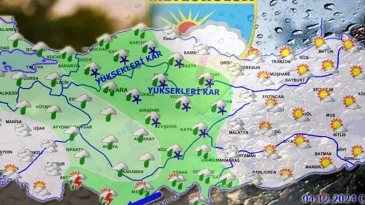 Meteoroloji’den günün raporu geldi! Akdeniz’de fırtına…