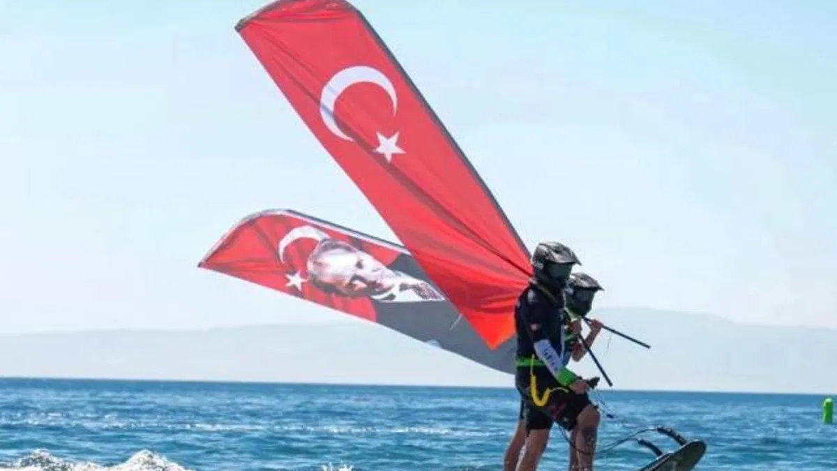 Bursa Gemlik Körfezi’nde su şöleni