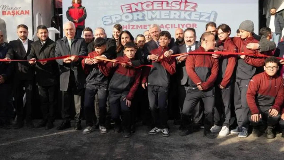 Keçiören’de engelsiz spor merkezi hizmete açıldı