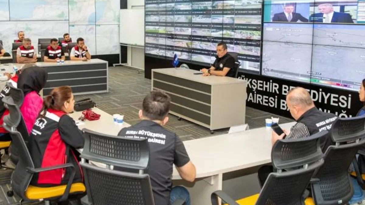 Bursa AKOM’da BUSKİ ve BURULAŞ istişaresi