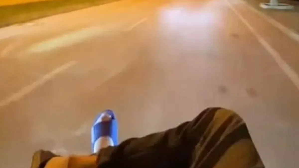 Düzce’de tehlikeli yolculuğa ceza! Mavi terlik fark ettirdi!