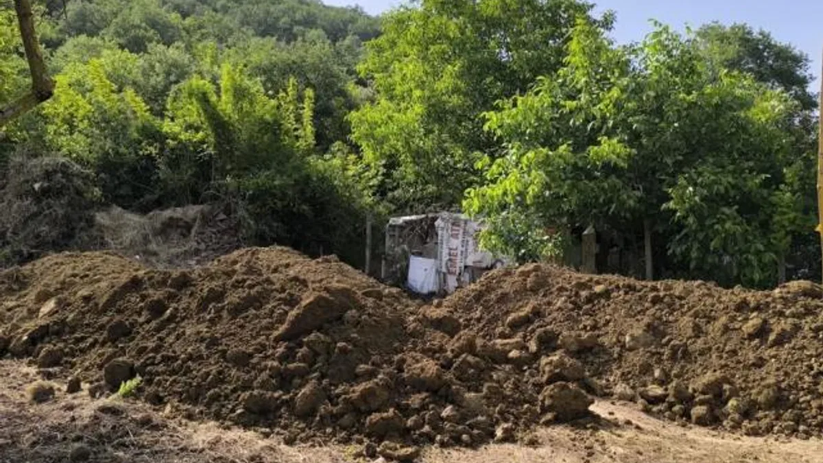 Osmangazi’de kaçak hafriyat dökenlere ceza