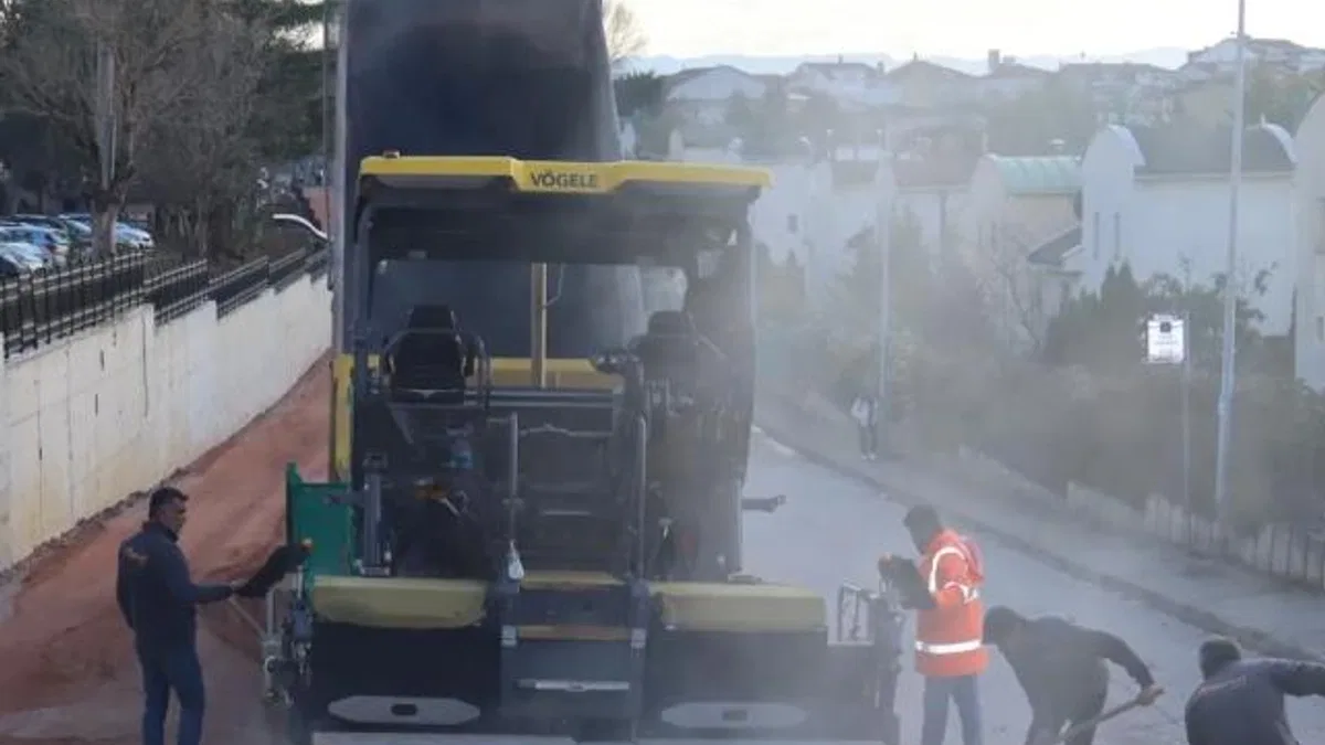Tüysüzler’deki yol genişletme çalışması tamamlandı