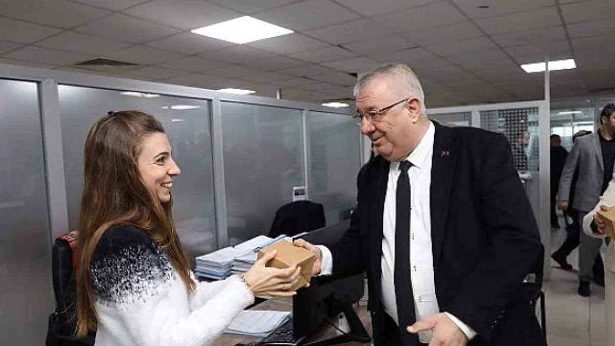 Başkan Ertaş’tan personelin yeni yılını kutladı
