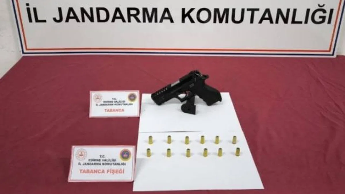 İpsala’da kaçak silah ele geçirildi!