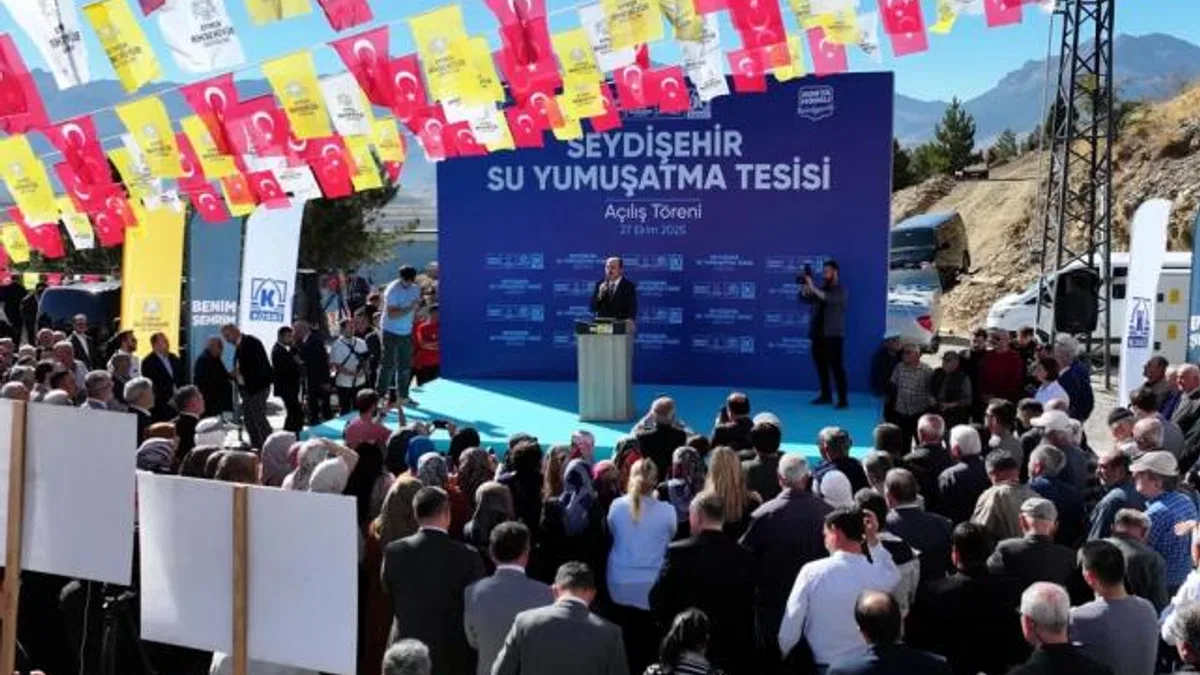 Konya Seydişehir’e 65 milyon liralık tesis
