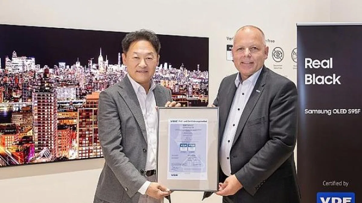 Samsung 2025 OLED TV serisi, VDE’den “Gerçek Siyah” ekran sertifikası aldı
