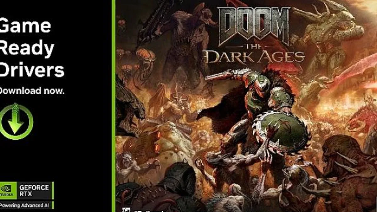DOOM: The Dark Ages için GeForce Game Ready Sürücüsü Yayınlandı