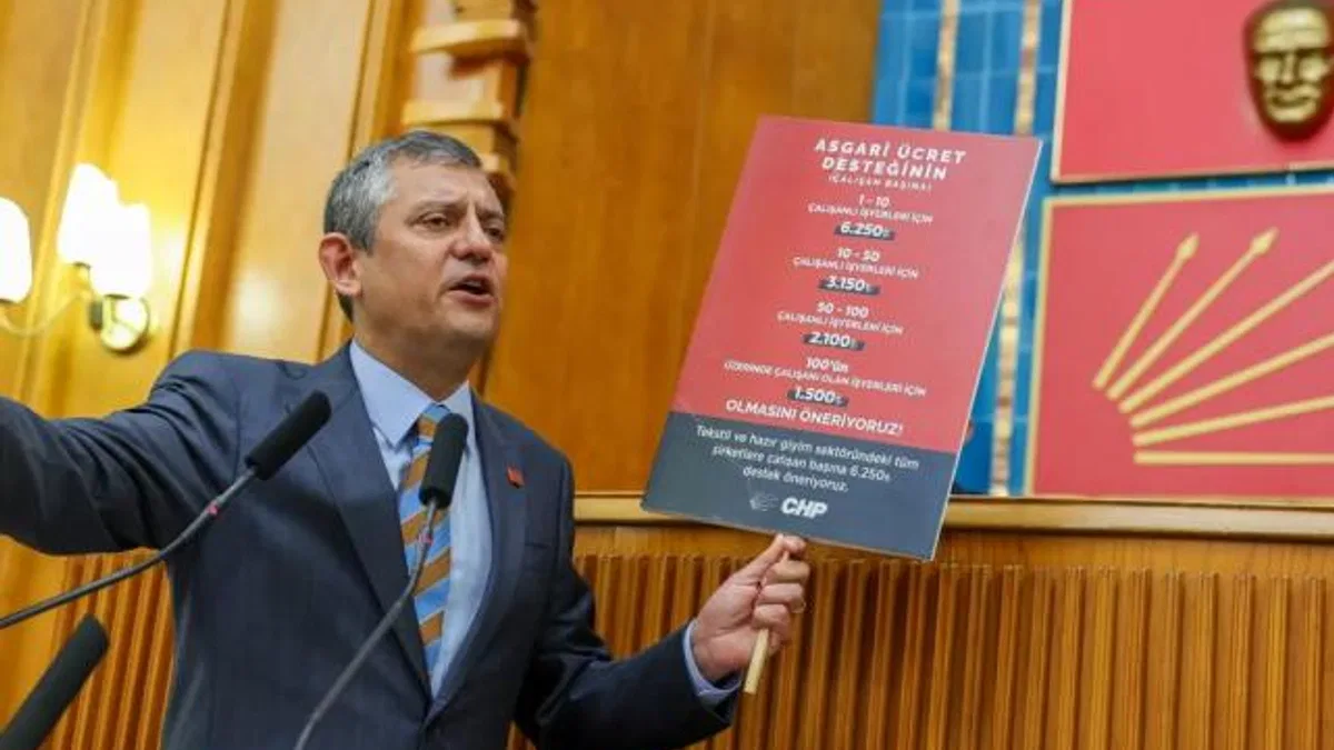 CHP’den asgari ücret talebi: 30 bin 205 TL