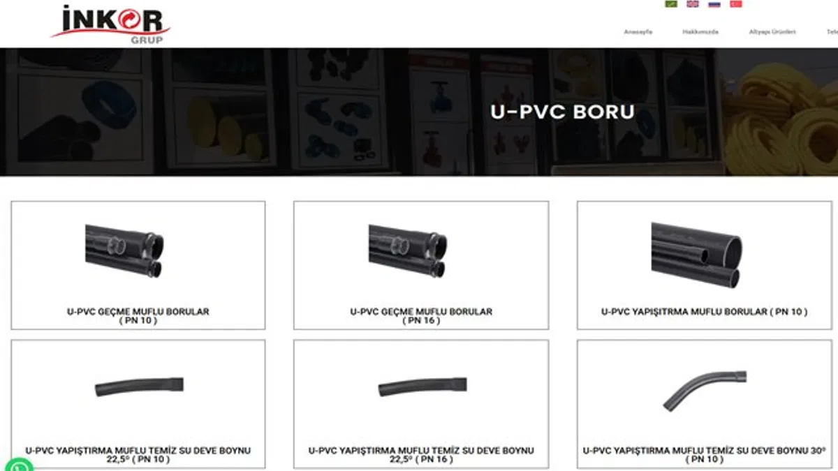 U-PVC Boru