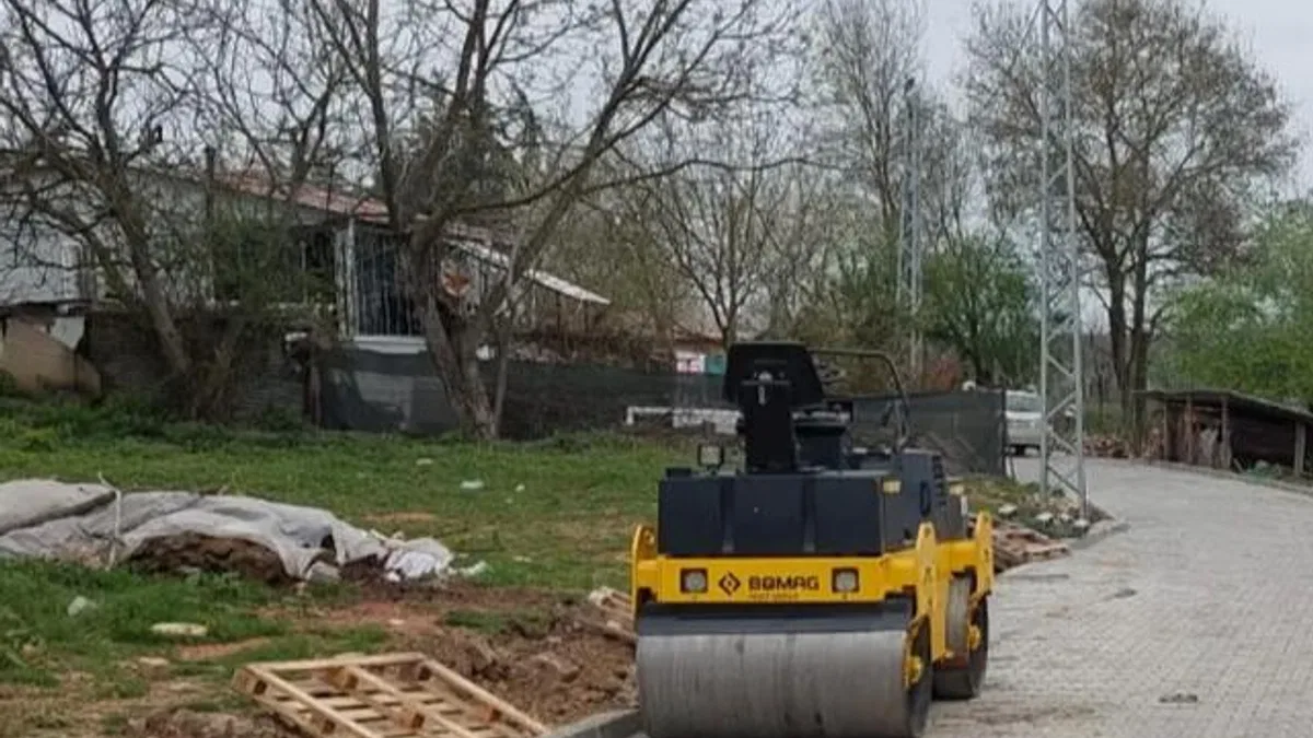 Kocaeli’de Körfez’in köylerine parke taşı döşeniyor