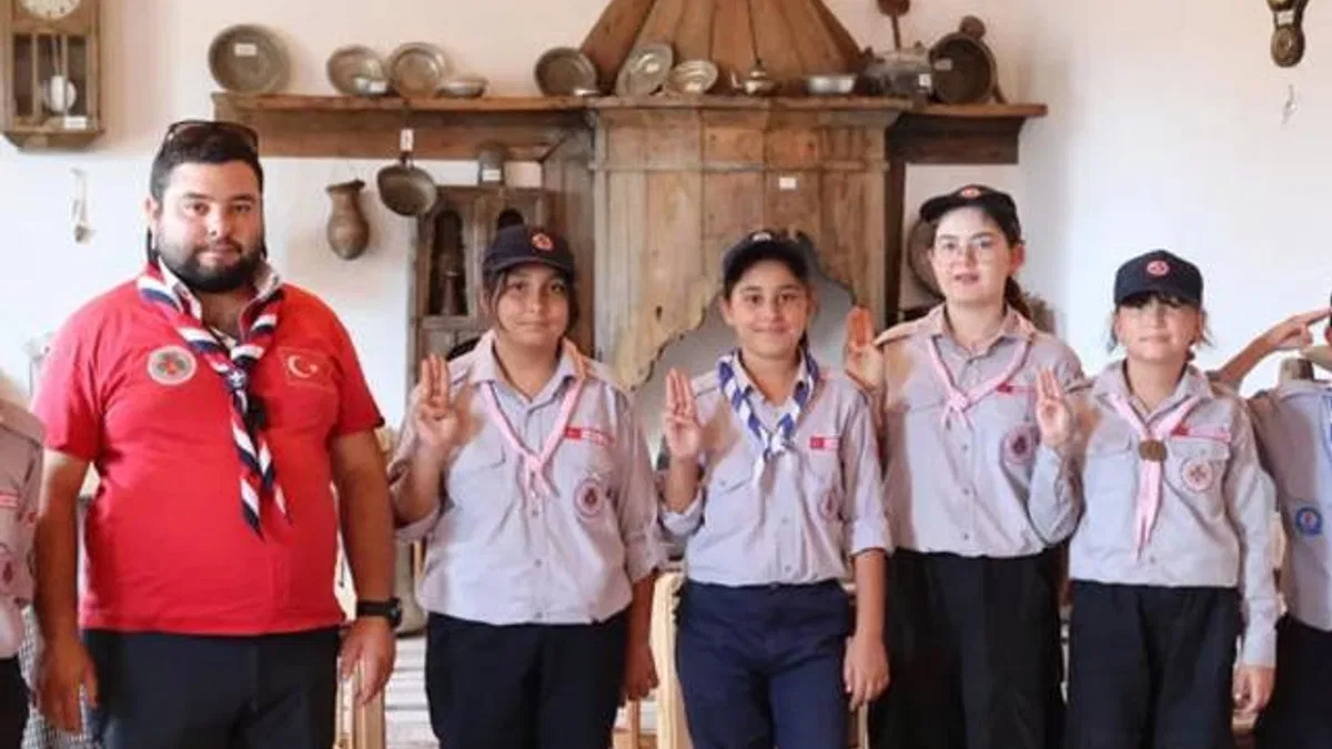 Genç izciler doğa ile iç içe keyifli bir deneyim yaşadı
